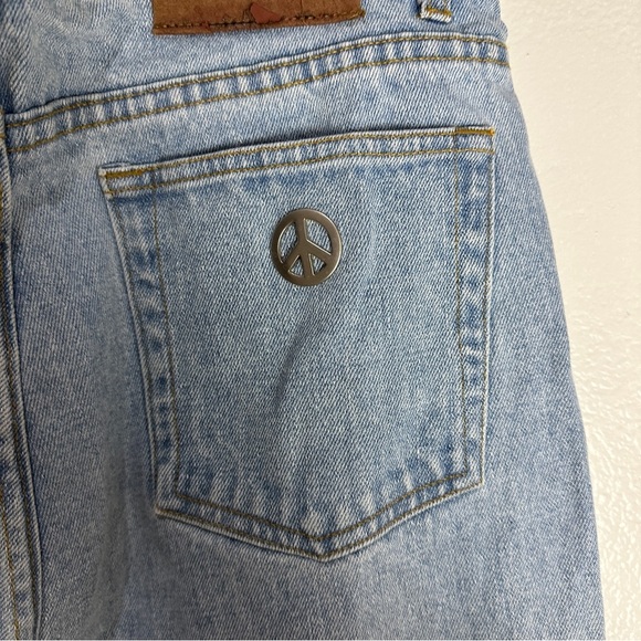 Moschino Denim Jeans Metal Logo Size 36 Vintage - Picture 4 of 10